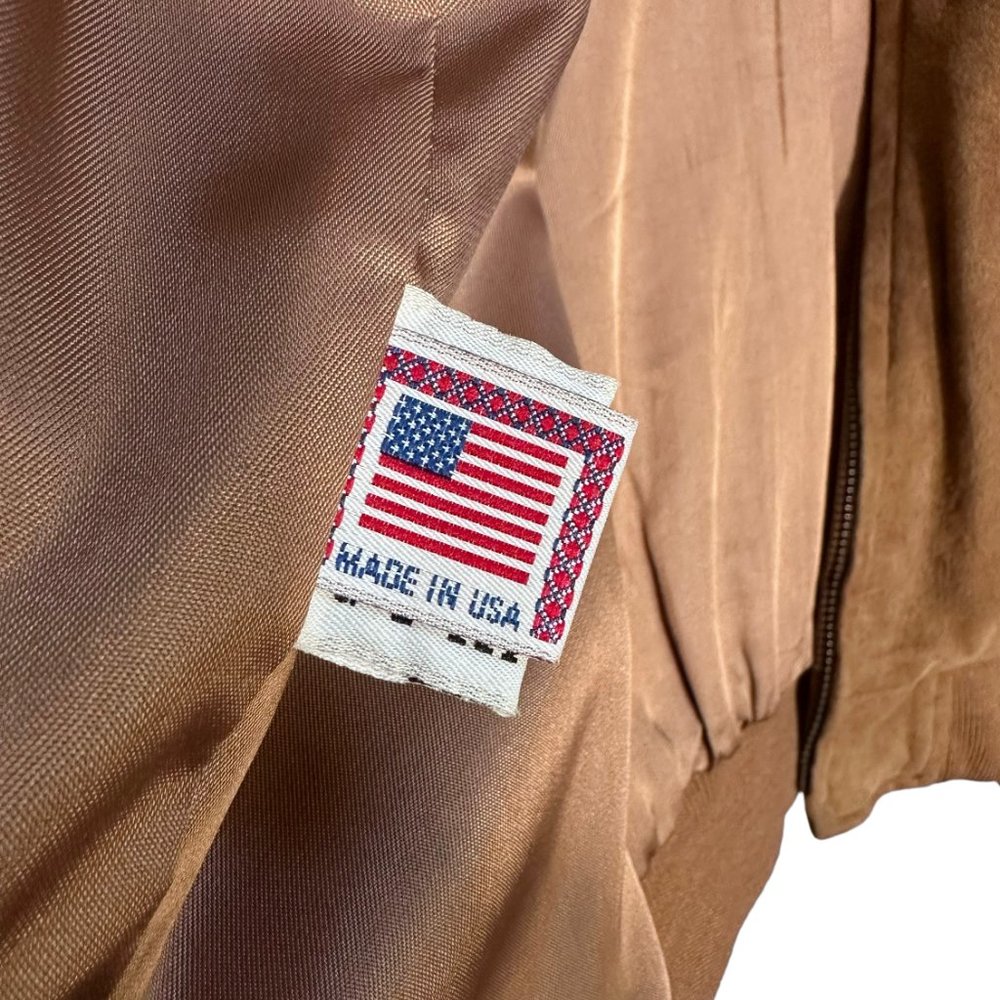 Golden Bear Suede Baseball Jacket - Men's medium - Picture 9 of 14